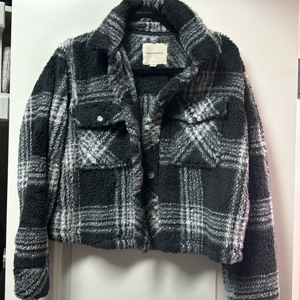 Thread & Supply crop jacket